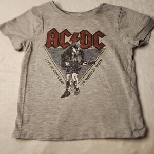 H&M AC/DC Live In Concert '79 World Tour Graphic Tshirt Toddler Size 2-4 Year